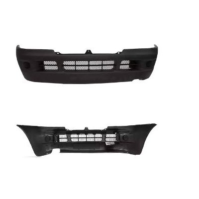 Para-choque Preto Liso dianteiro Fabricio PCH30012