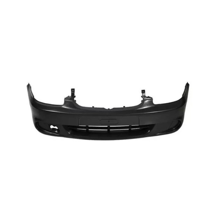 Para-choque Preto Liso sem Furo dianteiro General Motors 93398318