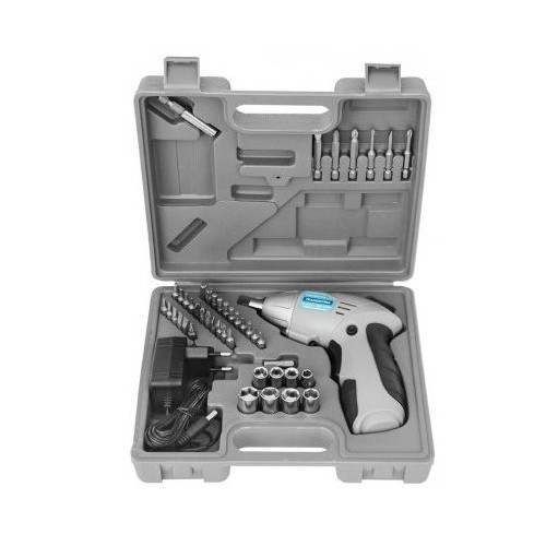 Parafusadeiraa Bateria 3,6V com 46 Peças e Maleta Tramontina Garibaldi 42380045