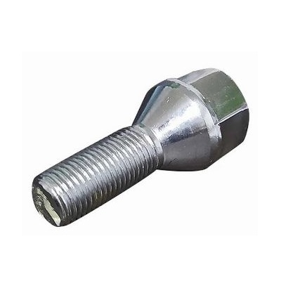 Parafuso de Roda Curto Cromado M12X1.25 Chave 19mm Prado PAR PA20