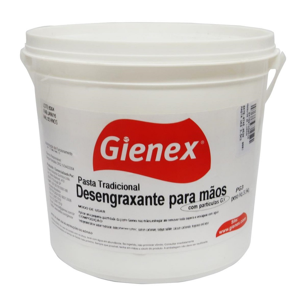 Pasta Desengraxante Areia 3,5g Gienex PASTADES35KG