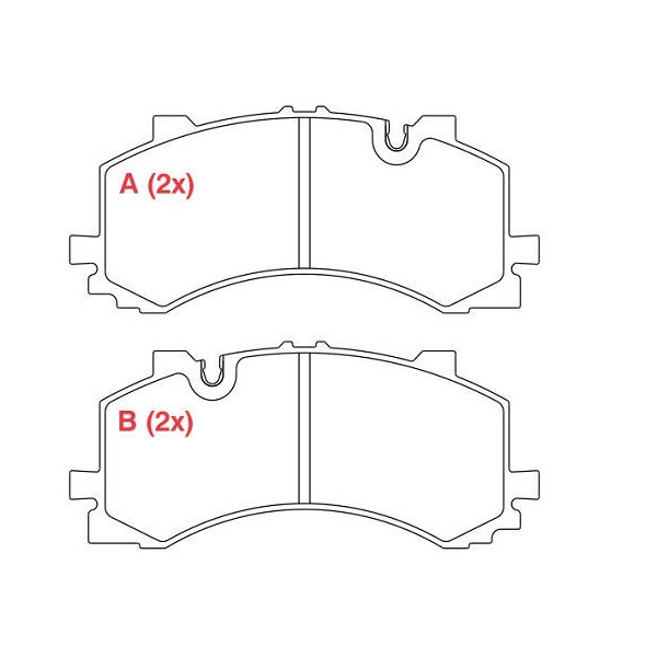 Pastilha de Freio dianteira Willtec PW1030