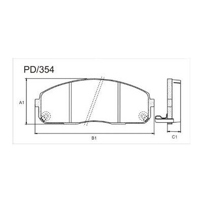 Pastilha de Freio dianteira Fras-LE PD354