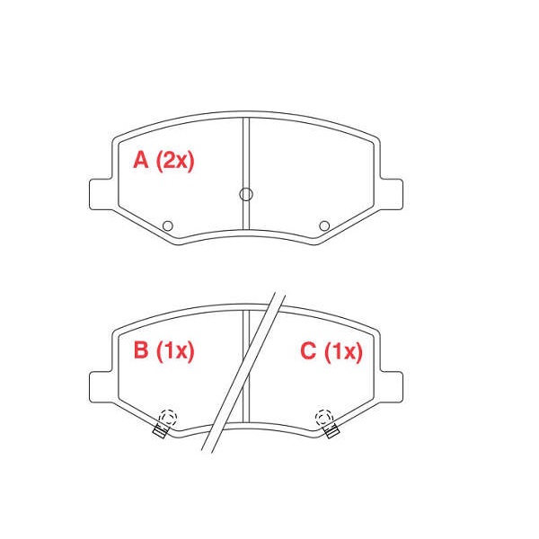 Pastilha de Freio dianteira Willtec PW268