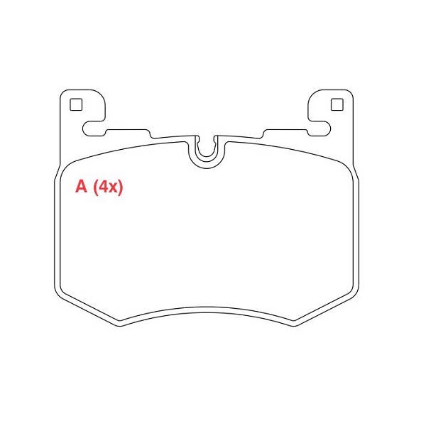 Pastilha de Freio dianteira Willtec PW1014