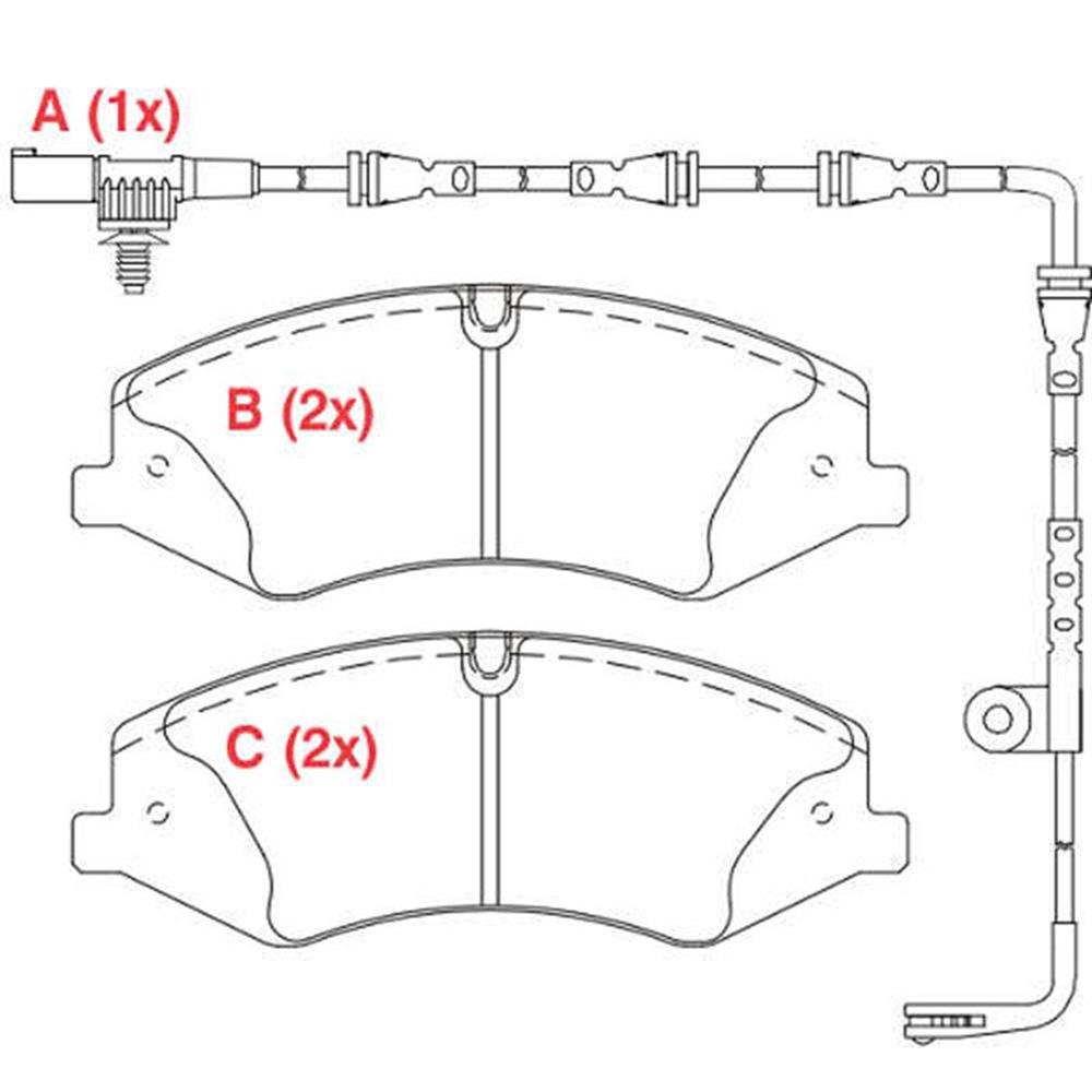 Pastilha de Freio dianteira Willtec PW892