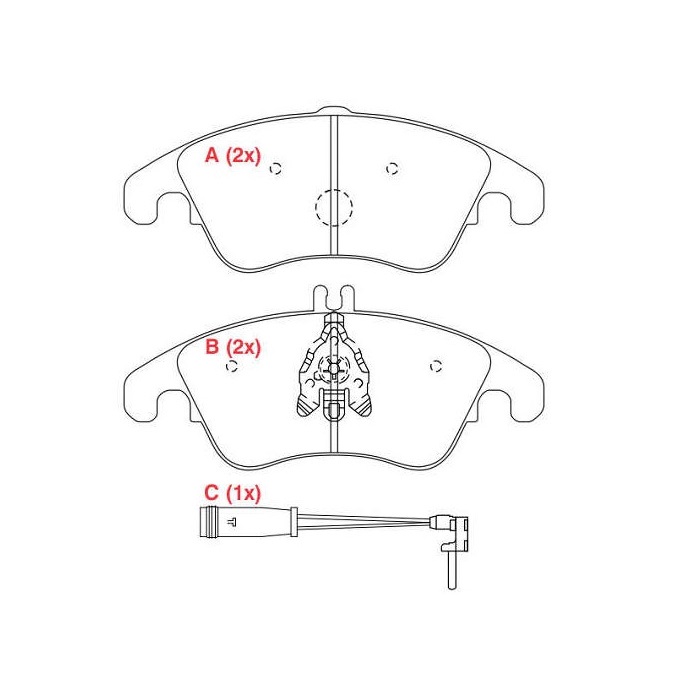 Pastilha de Freio dianteira Willtec PW814