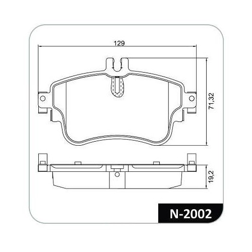 Pastilha de Freio dianteira Cobreq N2002, foto 4