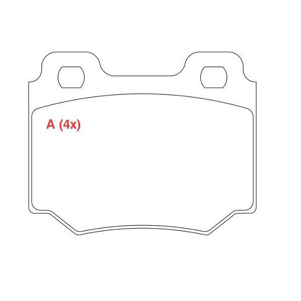 Pastilha de Freio dianteira Willtec PW43