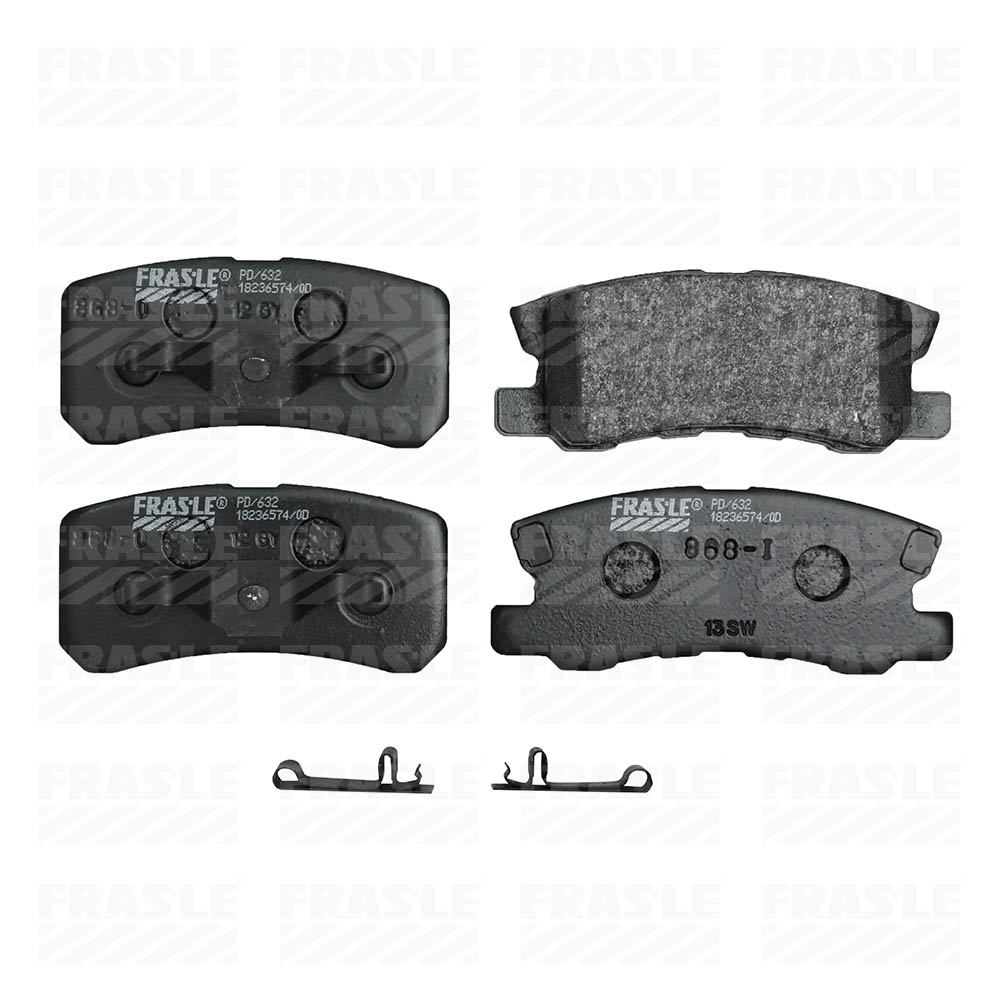 Pastilha de Freio Sistema Akebono traseira Fras-LE PD632