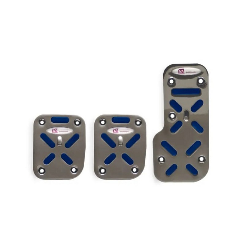 Pedaleira Esportiva de Alumínio Azul Shek Parts 09014