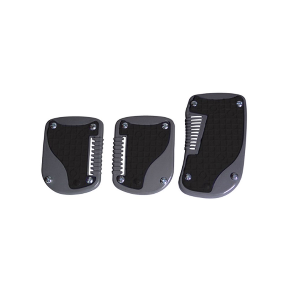 Pedaleira Esportiva Tuning Preta e Cinza Soparauto 1120
