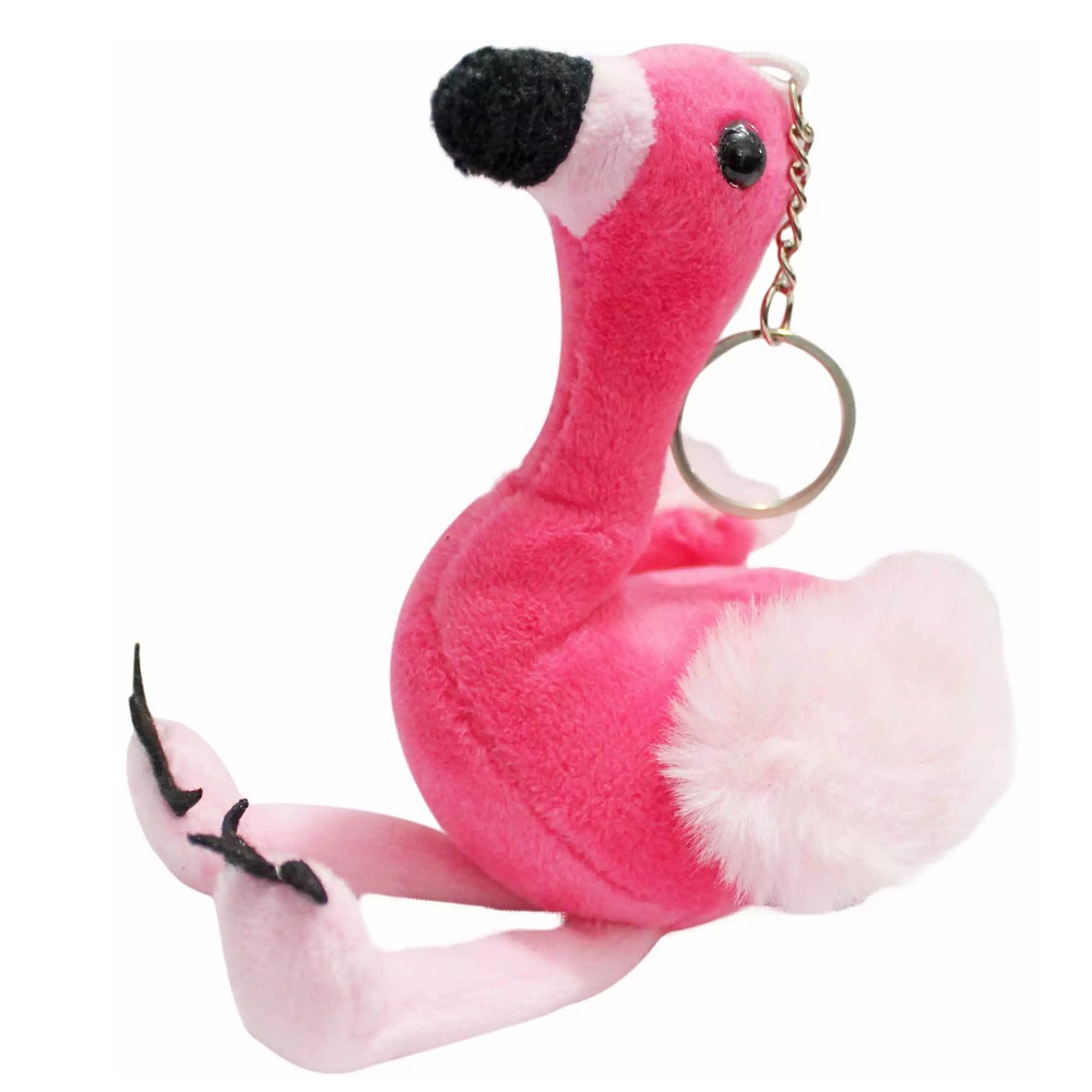 Pelúcia para Retrovisor Flamingo Sentado 12cm Comix PC01
