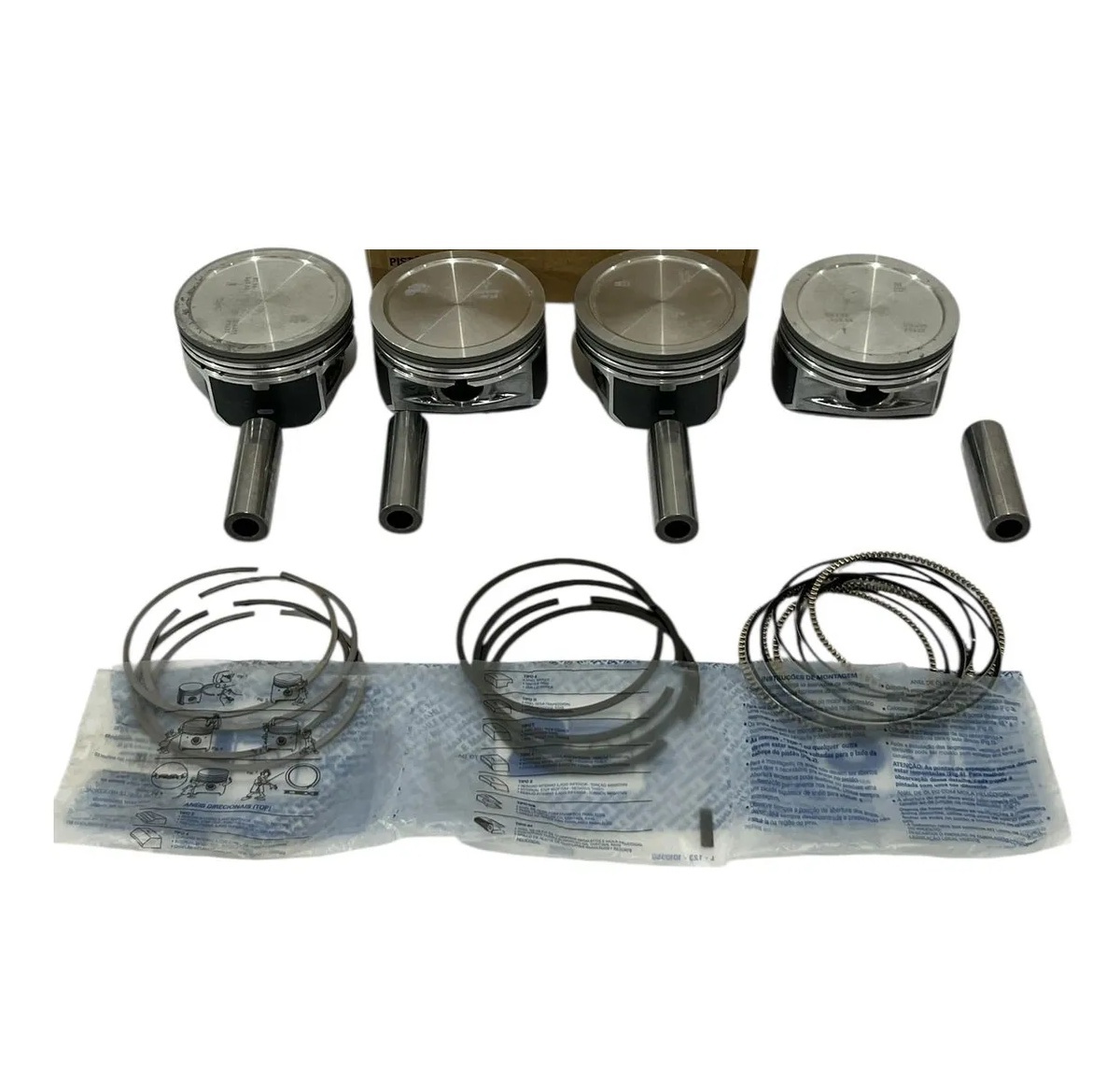 Pistão com Anel Unitário (0.50) Mahle/Metal Leve 9633050