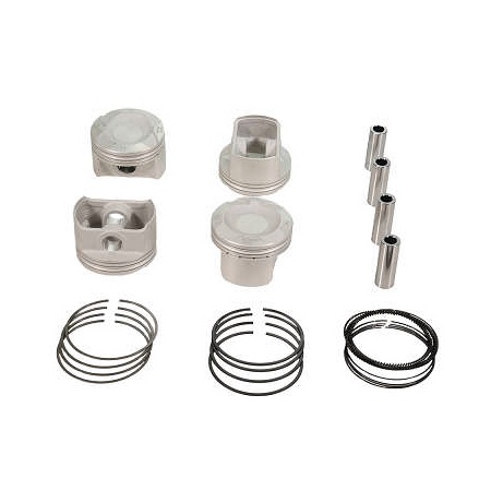 Pistão com Anel Unitário (0,50) Mahle/Metal Leve PA9687STD