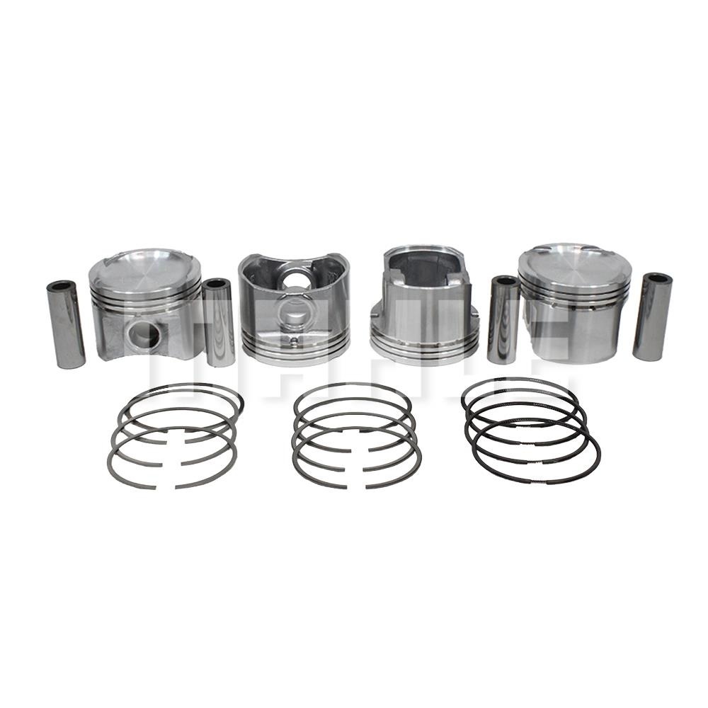 Pistão com Anel Unitário (0.60) Gasolina Mahle/Metal Leve 2464060