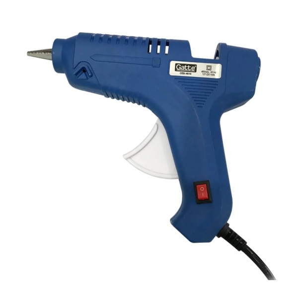 Pistola para Cola Quente 40W Bivolt Cor Azul Gate 72 4014
