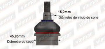 Pivô da Suspensão superior Viemar 503228