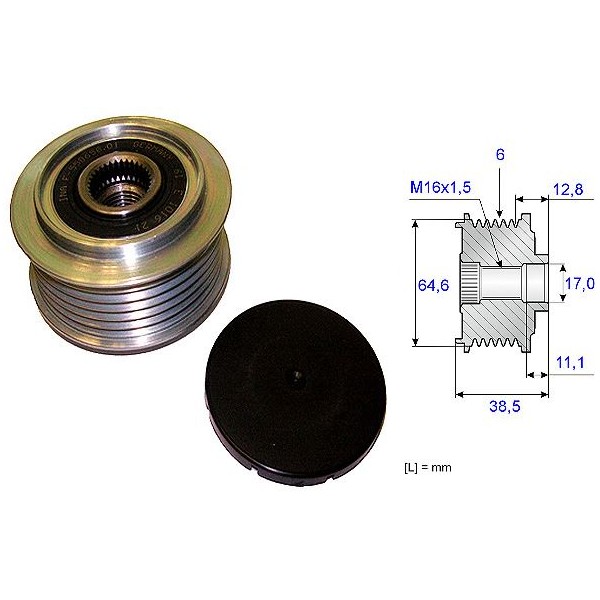 Polia do Alternador SKF VKM05605