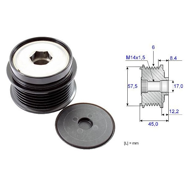 Polia do Alternador SKF VKM05428