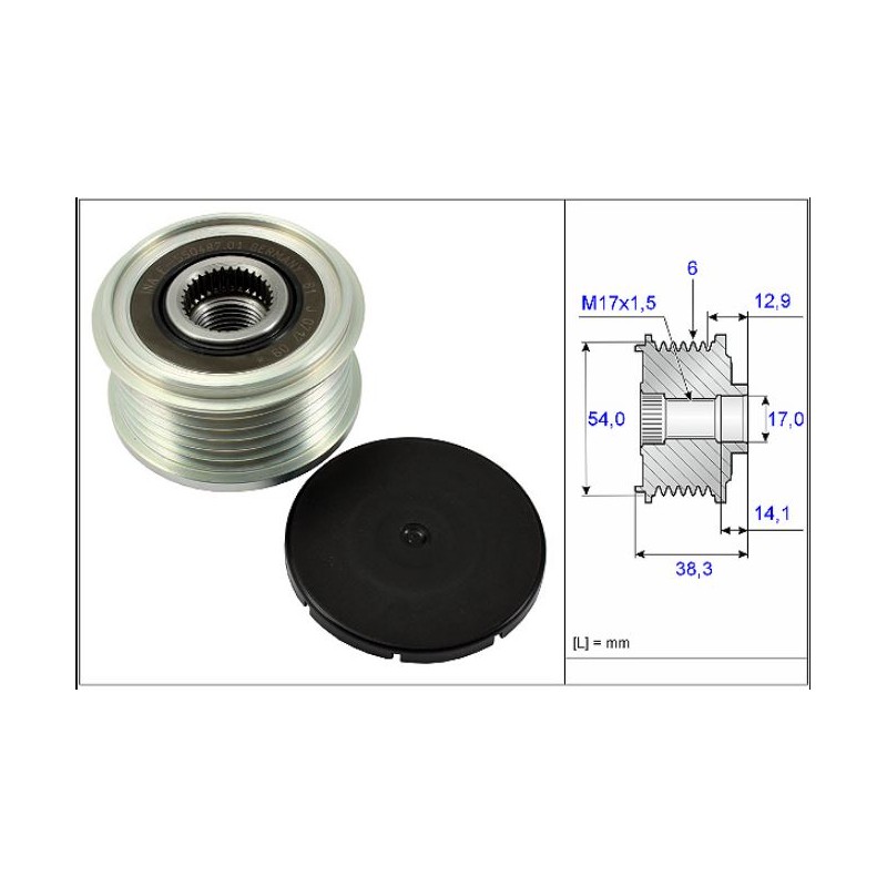 Polia do Alternador SKF VKM05655