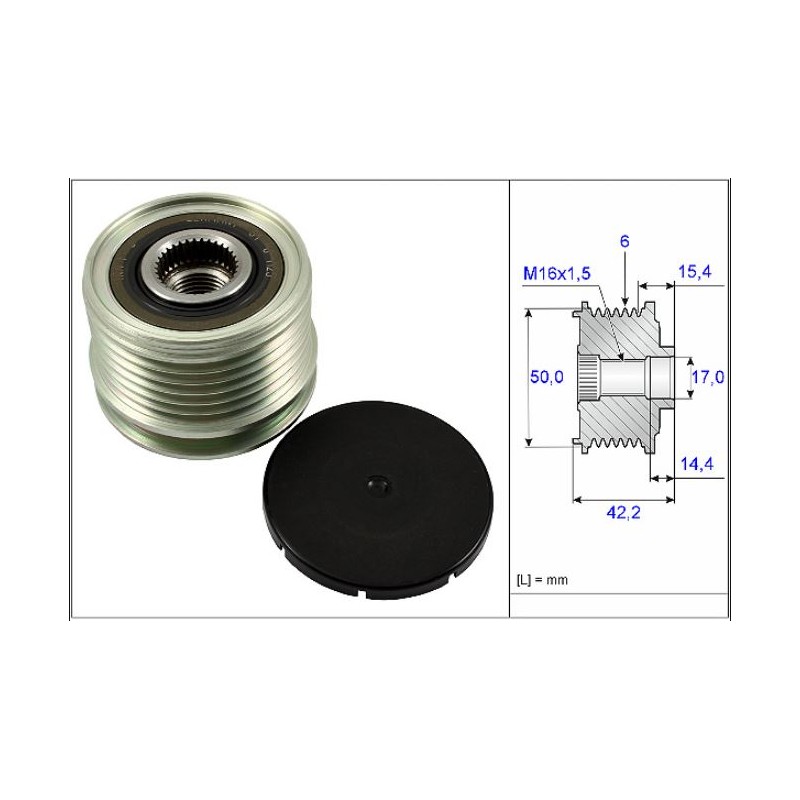 Polia do Alternador SKF VKM05653