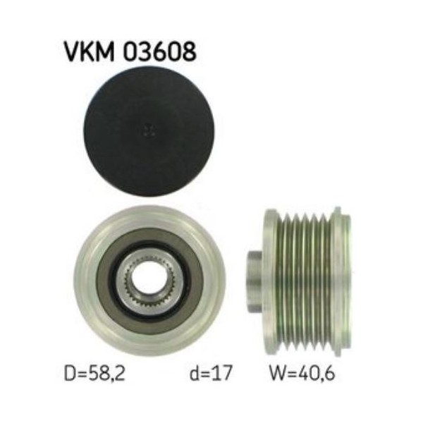 Polia do Alternador SKF VKM03608A