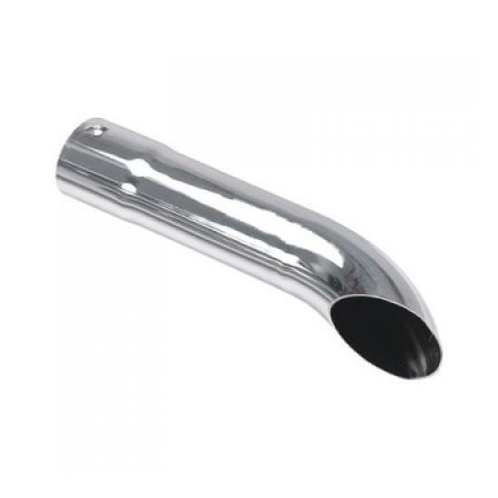 Ponteira de Escapamento Cromada 3 Pol. 520mm Longa Bepo M070C