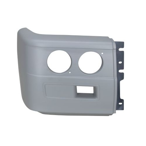 Ponteira do Para-choque com Spoiler Farol Redondo lado direito Amalcaburio 4343D