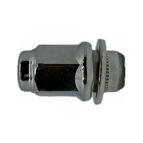 Porca Roda M12X1,5 21MM com Arruela Cromada Rodafuso 935CR