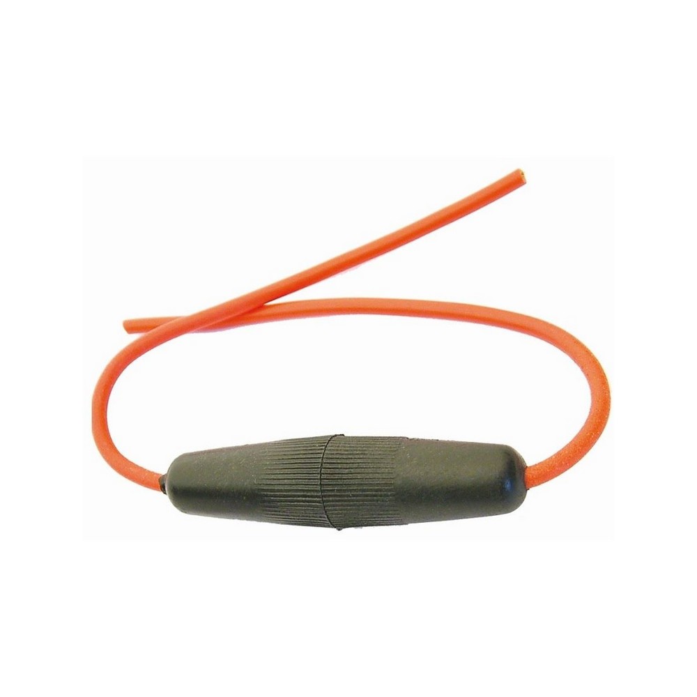 Porta Fusível Barril com Rosca com Fio 1.5mm Dpaula DP3162