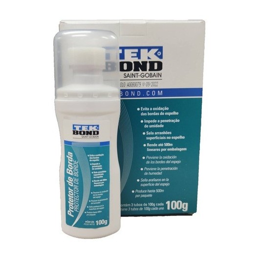 Protetor de Borda de Vidros e Espelhos Cebrace 100g Tekbond/Adespec 0189000155003CX