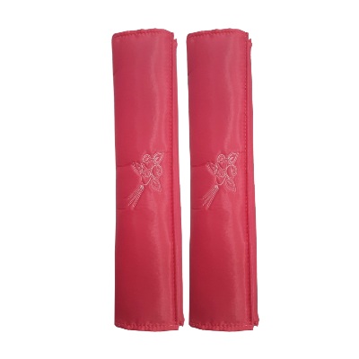 Protetor de Cinto de Segurança Rosa Bordado Flor PH Plasticos 0224
