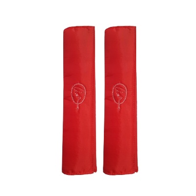Protetor de Cinto de Segurança Vermelho Bordado Terço PH Plasticos 0223