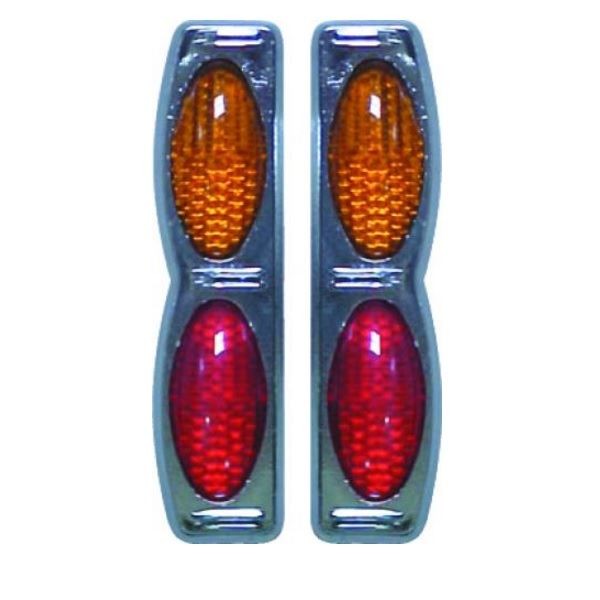 Protetor de Porta Preto Vermelho Laranja Shek Parts 05018