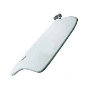 Quebra-Sol Cinza com Espelho Dobrável lado esquerdo 2M Plastic 1902030