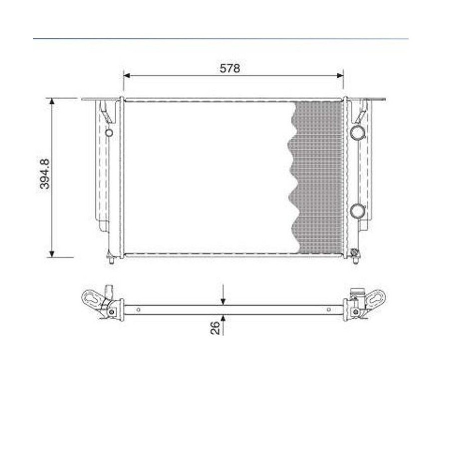Radiador de Água MTF RD6546E