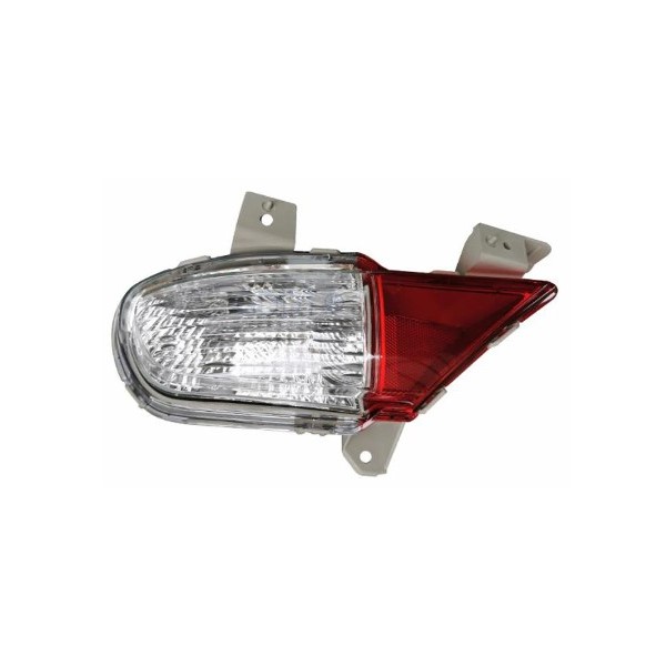Refletor e Lanterna de Ré do Para-choque lado esquerdo traseiro Mitsubishi 8336A073