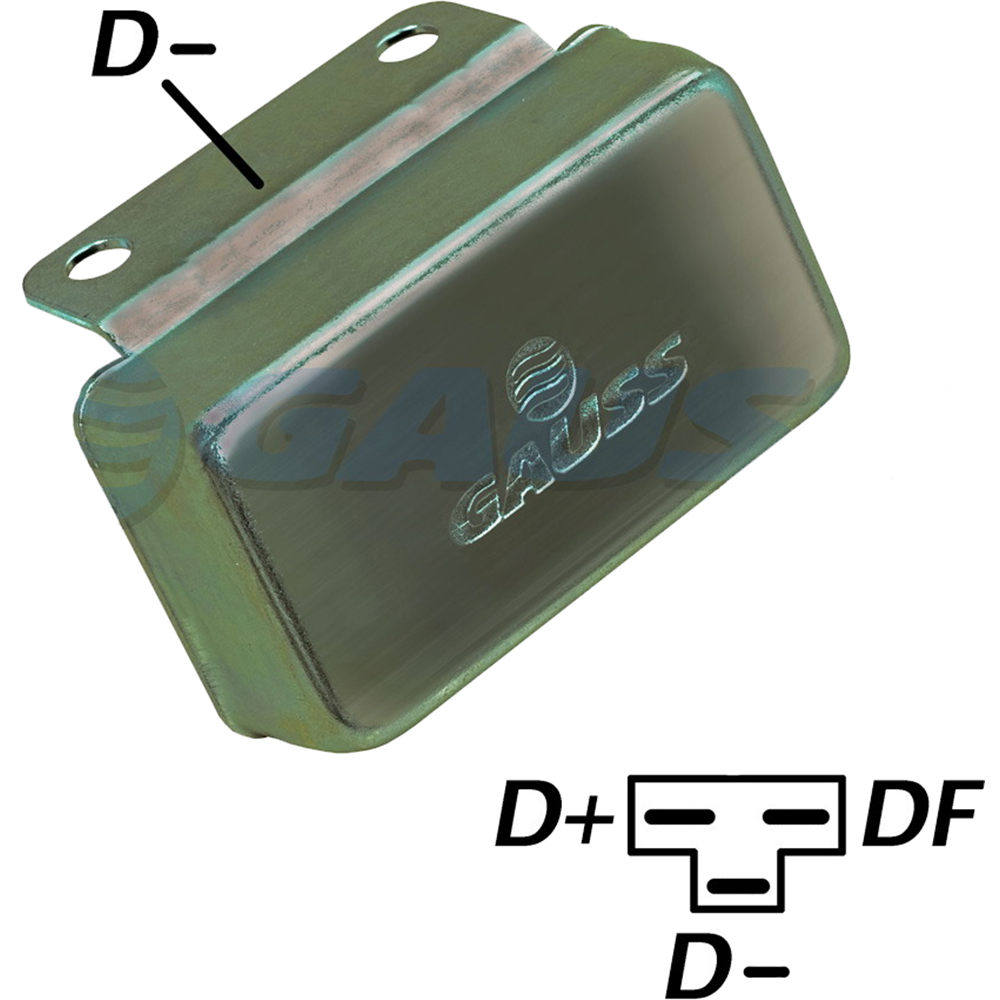 Regulador de Voltagem do Alternador 12V Gauss GA011
