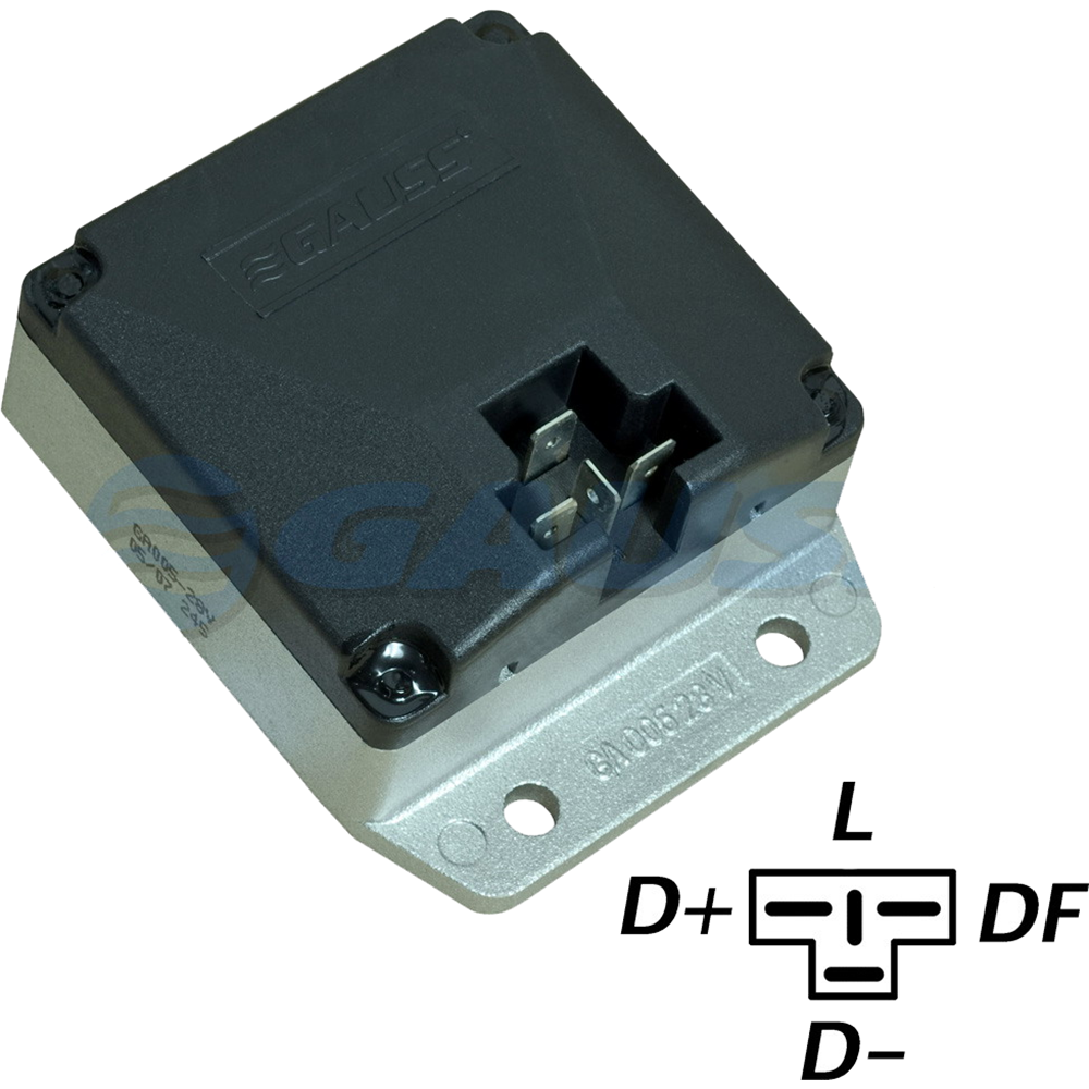 Regulador de Voltagem do Alternador 24V 55Ah Sistema Bosch Gauss GA005