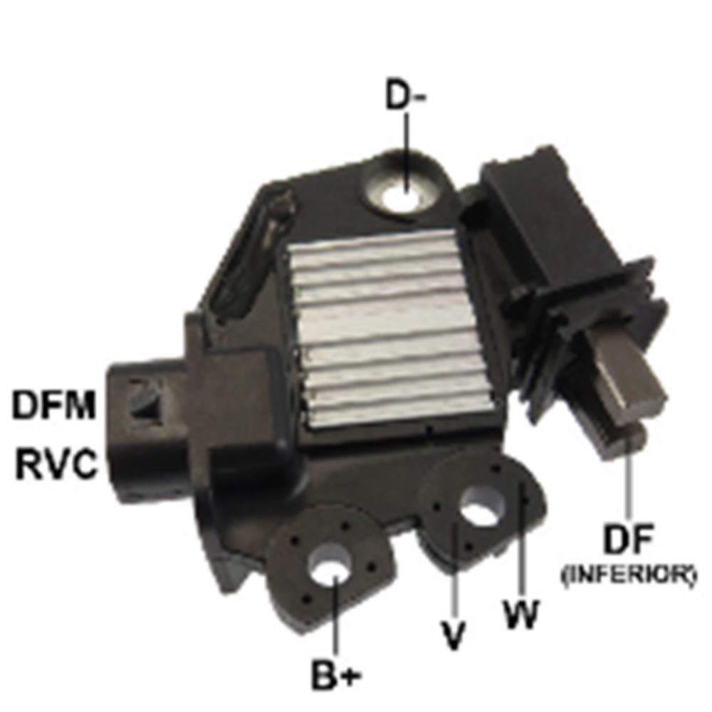 Regulador de Voltagem do Alternador Sistema Valeo Gauss GA998