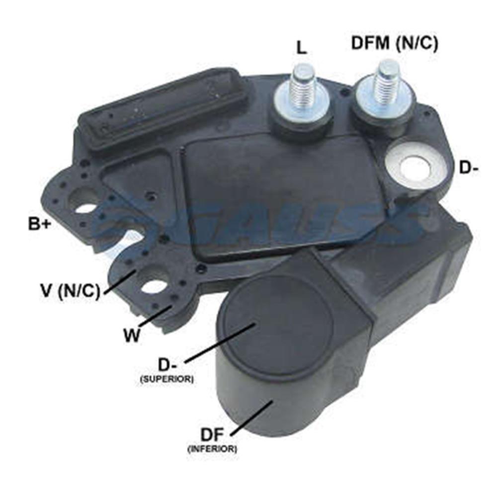 Regulador de Voltagem do Alternador Sistema Valeo Gauss GA930