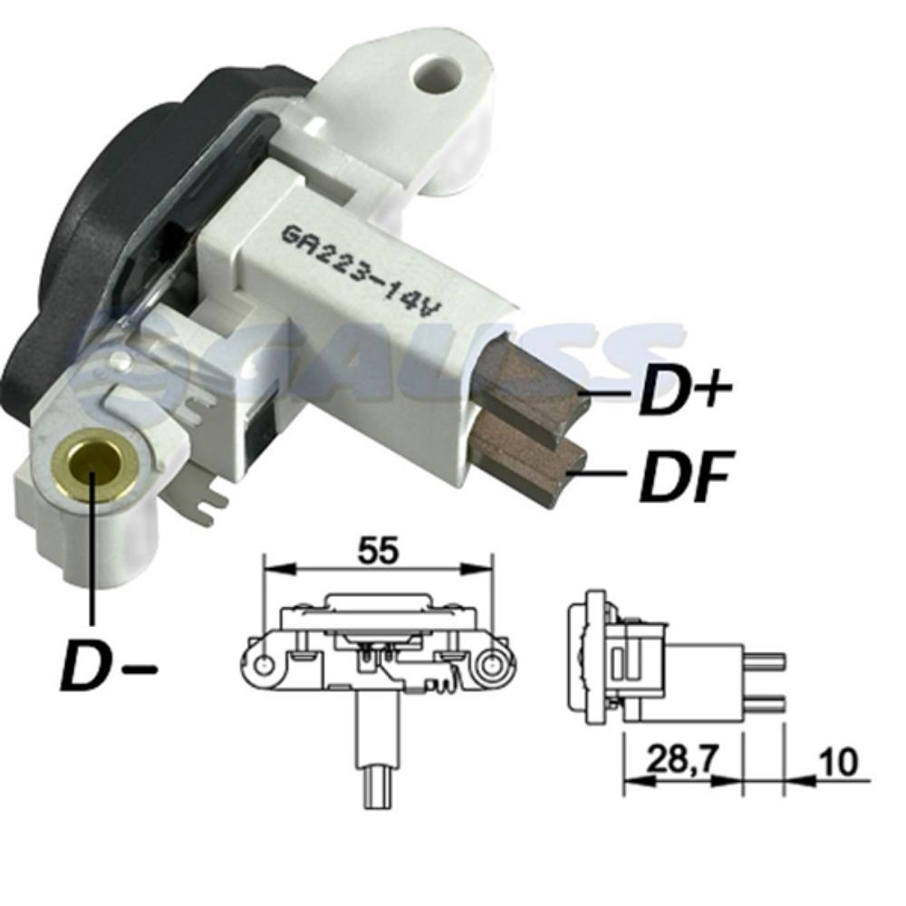 Regulador de Voltagem Gauss GA223