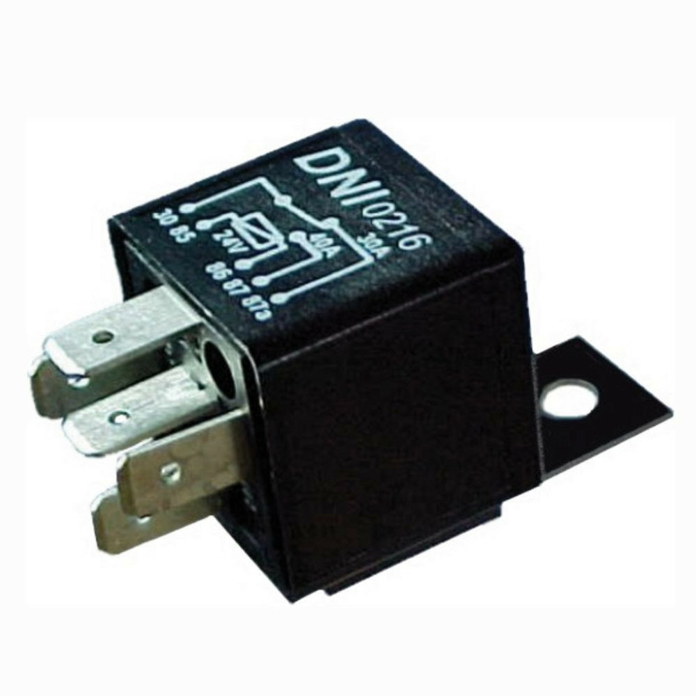 Relê Auxiliar Universal 5 Terminais 24V com Suporte DNI DNI0216