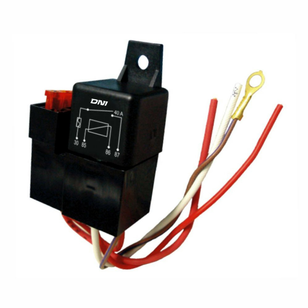 Relê Auxiliar Universal com Porta Fusível DNI DNI0110