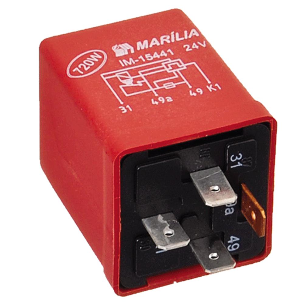 Relê do Pisca 4 Terminais 700W 24V Marilia IM15441