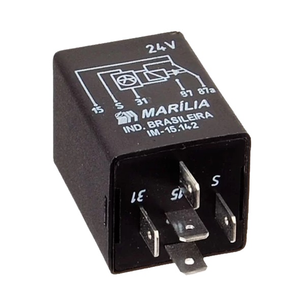 Relê do Temporizado de Articulação 5 Terminais 24V Marilia IM15142