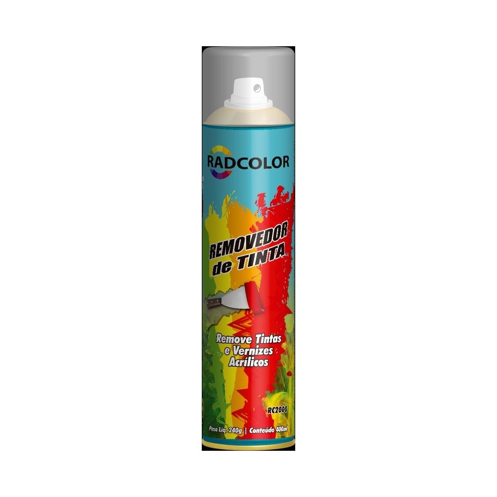 Removedor de Tinta Spray 400ml Radnaq RC200006