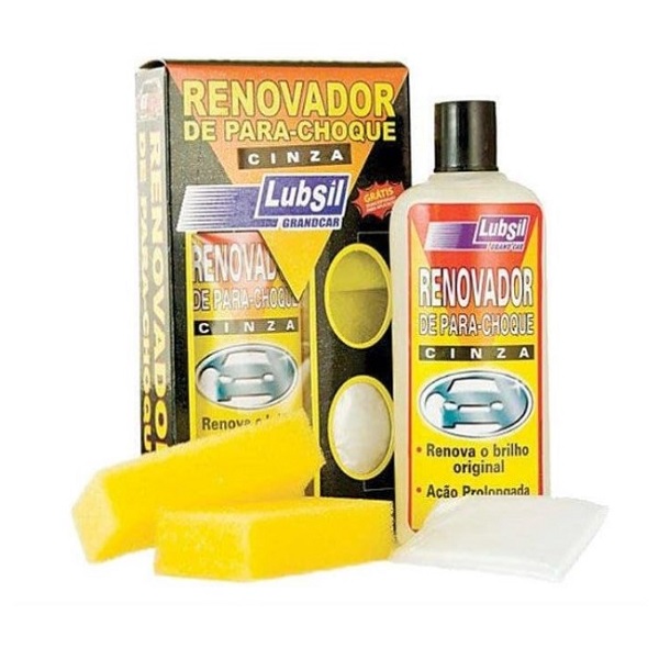 Renovador de Volante e Parachoque Cinza 165ml Lubsil 00964