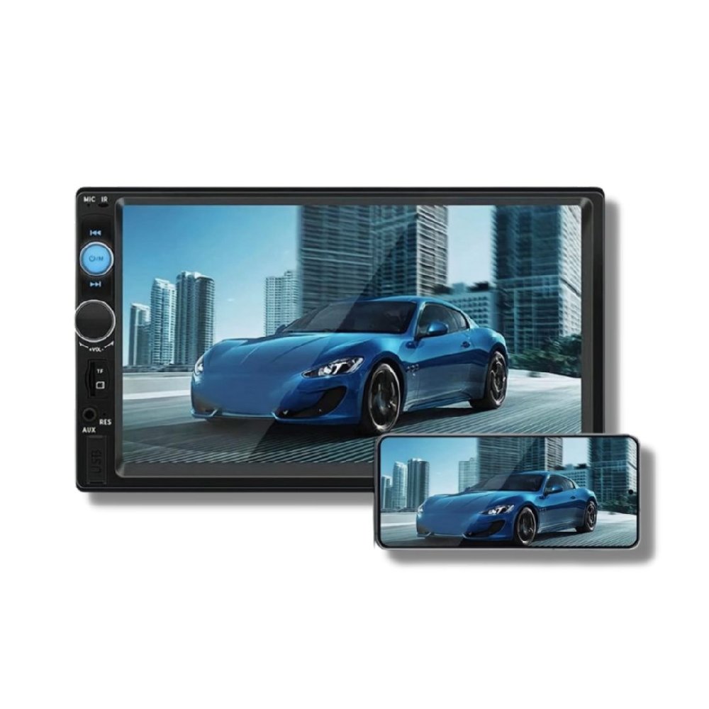 Reprodutor de Vídeo Multimidia 7 Pol. 2 Din Usb/Auxiliar/Fm/Camera de Mirror KX3/GALTEC MP5DLUX
